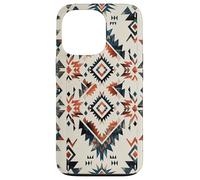 Carcasa para iPhone 13 Pro Vintage Azteca Tribal Patrón Geométrico Western Boho Chic