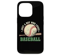 Carcasa para iPhone 13 Pro Vintage Baseball Lover, Just A Boy Who Loves Baseball