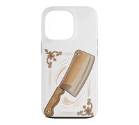 Carcasa para iPhone 13 Pro Vintage Butcher Cleaver Meat Cutter Retro Shop