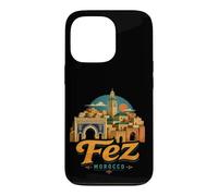 Carcasa para iPhone 13 Pro Vintage Fez Marruecos Viaje Souvenir Monumento Regalo