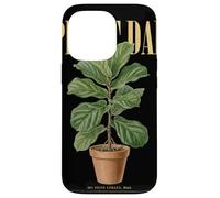 Carcasa para iPhone 13 Pro Vintage Fiddle-Leaf Higuera Planta Papá Naturaleza Flora Jardinero