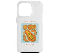 Carcasa para iPhone 13 Pro Vintage Fruit Papaya Flower Botanical Cottagecore Fruit