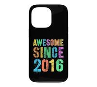 Carcasa para iPhone 13 Pro Vintage Impresionante Desde 2016 10th Birthday Boy Girl My Décimo