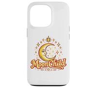Carcasa para iPhone 13 Pro Vintage Moon Child Celestial Stars Diseño místico