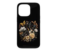 Carcasa para iPhone 13 Pro Vintage Pressed Flowers Butterflies Floral Boho Wildflowers