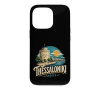 Carcasa para iPhone 13 Pro Vintage Thessaloniki Grecia Travel Souvenir Landmark Gift