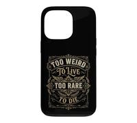 Carcasa para iPhone 13 Pro Vintage Too Weird To Live - Diseño Ornamental Occidental