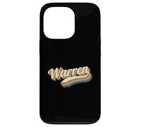 Carcasa para iPhone 13 Pro Vintage Warren Nombre Personalizado Warren