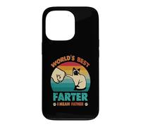 Carcasa para iPhone 13 Pro Vintage World'S Best Farter I Mean Father Best Cat Dad Ever