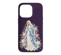 Carcasa para iPhone 13 Pro Virgen María Oración Católica y Devoción Mariana