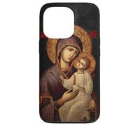 Carcasa para iPhone 13 Pro Virgen María Theotokos Icono Cristiano Ortodoxo Estética