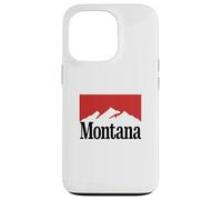 Carcasa para iPhone 13 Pro Washington Mountain Graphic Rojo/Blanco Retro Vintage Syle