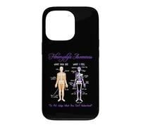 Carcasa para iPhone 13 Pro What You See What I Feel Skeleton Fibromyalgia Awareness
