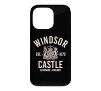 Carcasa para iPhone 13 Pro Windsor Castle EST. 1070 Berkshire Inglaterra, impresión en Crema