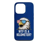 Carcasa para iPhone 13 Pro WTF is a Kilometer 4th of July US Flag USA Eagle America