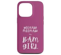 Carcasa para iPhone 13 Pro Yeehaw Meemaw to Bam Girl Divertido, Lindo, Tendencia, País