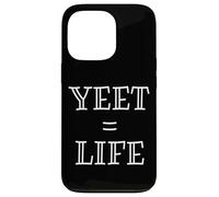 Carcasa para iPhone 13 Pro Yeet Equals Life - Funny Gamer YEET Meme For Yeeting Yeets