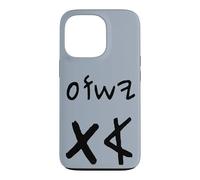Carcasa para iPhone 13 Pro Yeshua Aleph TAV Jesús Primero Último en Paleo Hebreo (Negro)