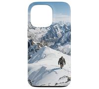 Carcasa para iPhone 13 Pro Yeti Snow Mountain Peak - Gráfico Misterioso de Criatura Oculta