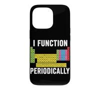 Carcasa para iPhone 13 Pro Yo Función Periódicamente Divertido Profesor de Ciencias de Química Nerd