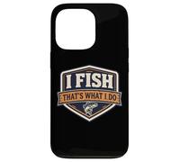 Carcasa para iPhone 13 Pro Yo pesco, eso es lo Que Hago, Pesca Vintage, Pescador, Fisher Retro