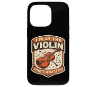 Carcasa para iPhone 13 Pro Yo toco el violín eso es lo Que Hago Profesor Violinista Vintage