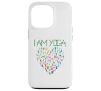 Carcasa para iPhone 13 Pro Yoga T Shirt I Am Yoga Heart Poses Yogi Classes Teacher Gift