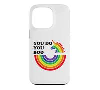 Carcasa para iPhone 13 Pro You Do You Boo Unicorn Rainbow Pride LBGT Gay Pride LGBTQ