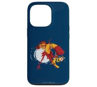 Carcasa para iPhone 13 Pro Young Justice Splatter Art Kid Flash Logo