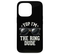 Carcasa para iPhone 13 Pro Yup I'm The Ring Dude Cortejo Nupcial