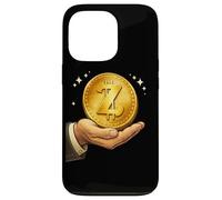 Carcasa para iPhone 13 Pro Z Coin Crypto Crypto Design Camiseta para el Amor de la Moneda Digital