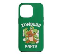 Carcasa para iPhone 13 Pro Zombear Party, Divertido Oso Zombi para Halloween