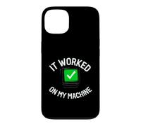 Carcasa para iPhone 13 Programmer It Worked On My Machine Coding Joke