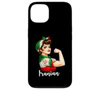 Carcasa para iPhone 13 Proud Strong Iranian Girl Woman Girlfriend Iran Flag