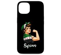 Carcasa para iPhone 13 Proud Strong Syrian Girl Woman Girlfriend New Syria Flag
