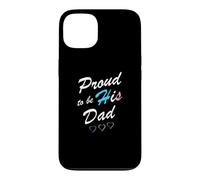 Carcasa para iPhone 13 Proud To Be His Dad Transgender Pride Flag Trans Hijo