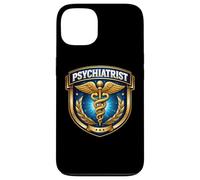 Carcasa para iPhone 13 Psiquiatra Psiquiatría Médico Médico Caduceo Insignia MD