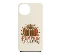 Carcasa para iPhone 13 Pumpkin Book Club Vintage Fall Reader Design Leer Vintage
