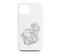Carcasa para iPhone 13 Quetzalcoatl. Serpiente Emplumada. Olmeca. Mesoamericano. México