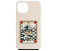 Carcasa para iPhone 13 Ramen Bowl Surfing Tarot Card La Gran Ola Fuera de Kanagawa