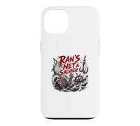 Carcasa para iPhone 13 Rans Net Y Salvar Oscuro Terror Náutico