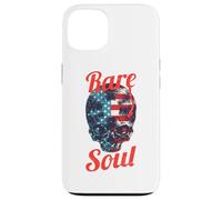 Carcasa para iPhone 13 Rare Soul Music Vintage USA Flag DJ Tocadiscos Vinilo Calavera