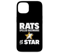Carcasa para iPhone 13 Rats Spelled Backwards is Star Meme Rat Animal Lover