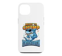 Carcasa para iPhone 13 Ready to Chomp Kindergarten Shark First Day of School