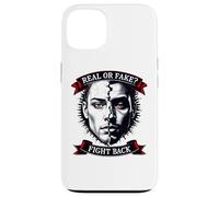 Carcasa para iPhone 13 Real or Fake Truth Seeker Graphic tee Pregunta Realidad