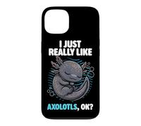 Carcasa para iPhone 13 Realmente Me Gustan Axolotls Ok Animal Lindo Enigma Axolotl
