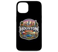 Carcasa para iPhone 13 Recuerdo de Houston Texas City State Vintage Viaje Memorabilia