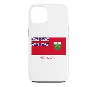 Carcasa para iPhone 13 Recuerdo de la Bandera de Ontario Canadá