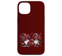 Carcasa para iPhone 13 Red Gothic GNOME Couple For Women and Men Valentines