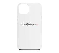 Carcasa para iPhone 13 Regalo de tipografía de corazón Mindfulness